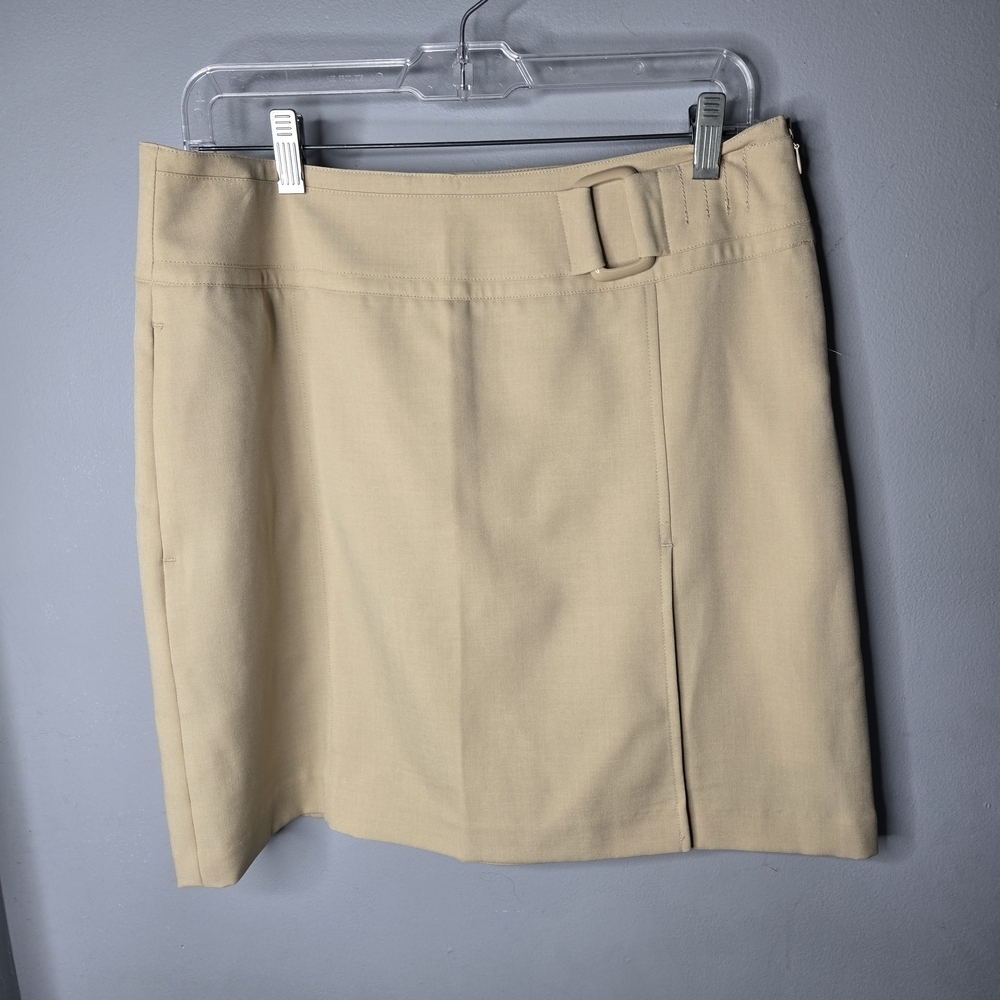 EP Pro Women’s Size 10 Tan Golf Skirt Skort Buckle Detail Career Casual A-Line